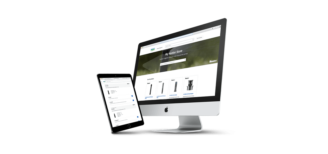 Screen capture of the Nelson Irrigation online e-commerce website