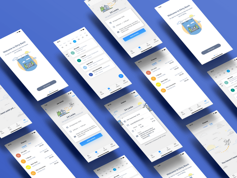 Booking & Billing Management App - Mobile App