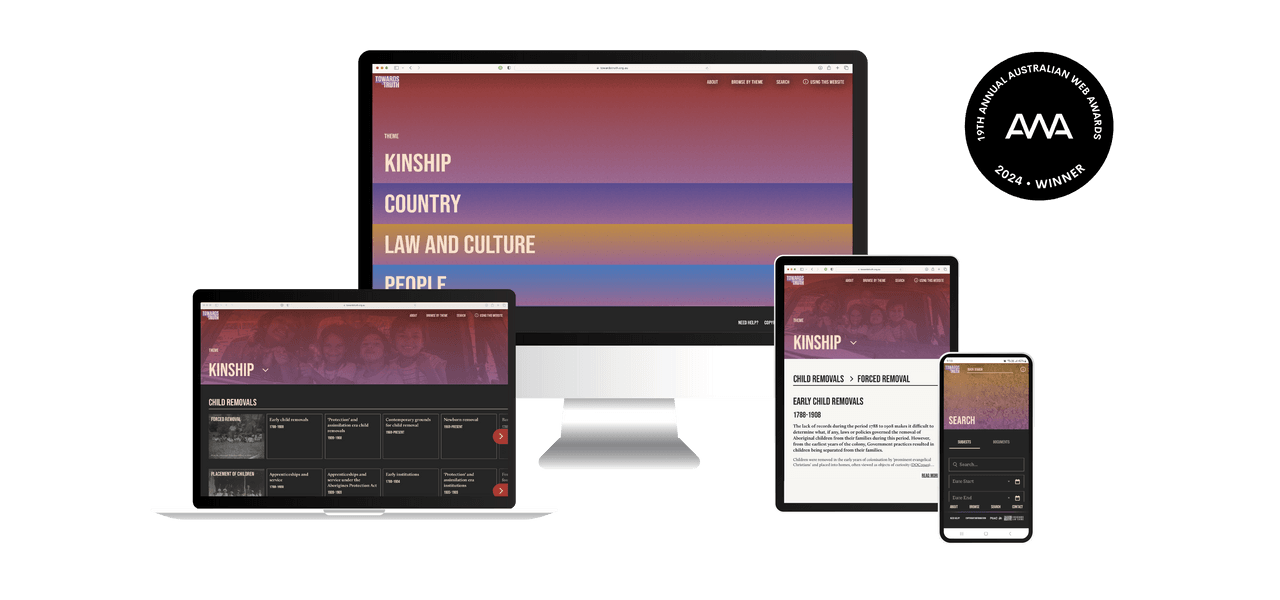Towards Truth is an award winning website developed by Custom D